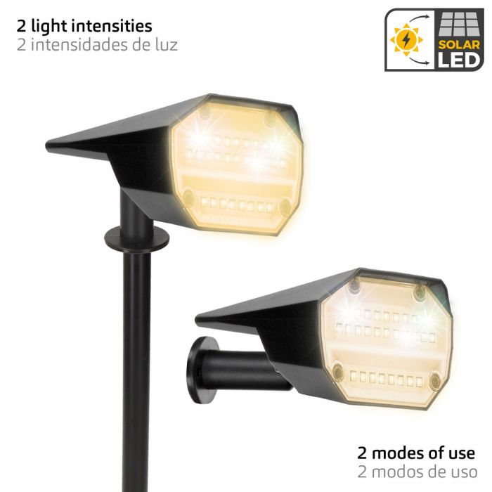 Lampe solaire Aktive 8 x 37 x 11 cm (6 Unités) 5