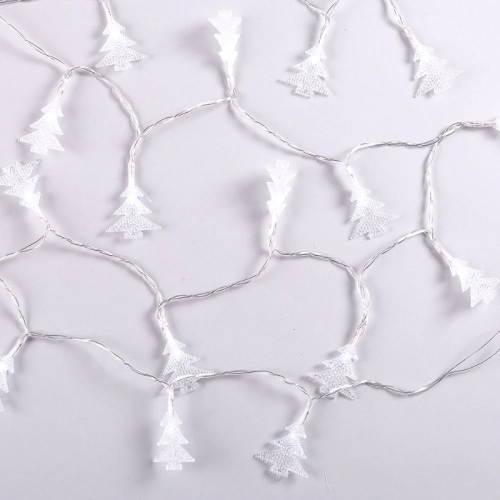 Guirlande LED Intérieure 3M Blanc Chaud pour Décoration de Maison et Terrasse, Fonctionnement à Piles 3