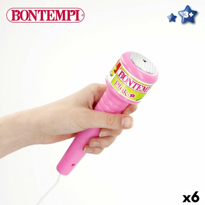 Microphone jouet Bontempi 20 x 105 x 20 cm (6 Unités) 6