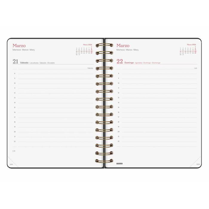 Agenda Finocam Alma Noir A5 15,5 x 21,2 cm 2026 4 Agenda Finocam Alma Noir A5 15,5 x 21,2 cm 2026 4