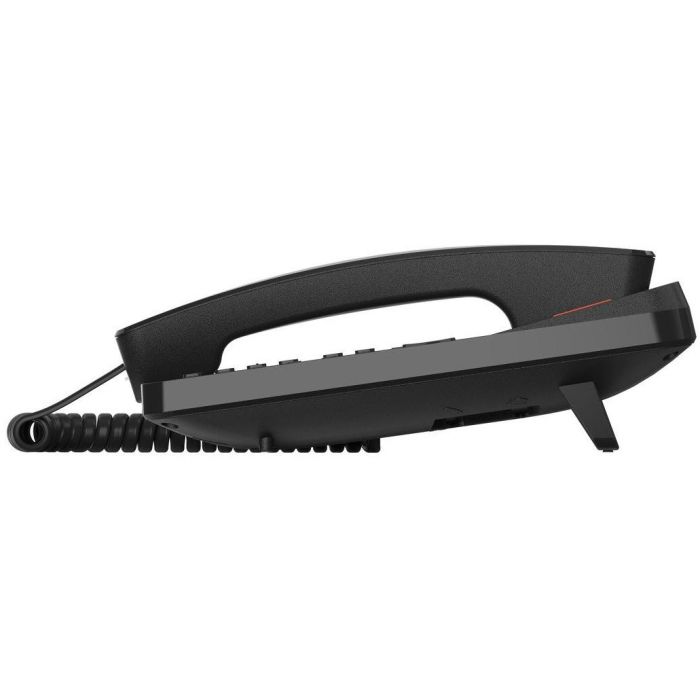 GIGASET DESK 600 schwarz schnurgebundenes Tisch- und Wandtelefon LC-Display 7 Direktwahltasten Telefonbuch Hrgertekompatibel 3