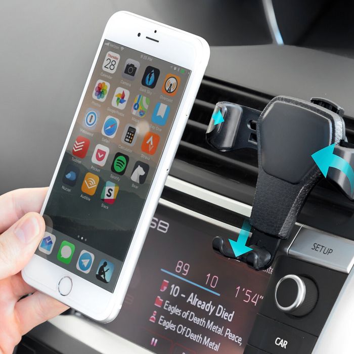 Support Gravitationnel de Téléphones Portables pour Voiture Gravder InnovaGoods 0 Support Gravitationnel de Téléphones Portables pour Voiture Gravder InnovaGoods 0