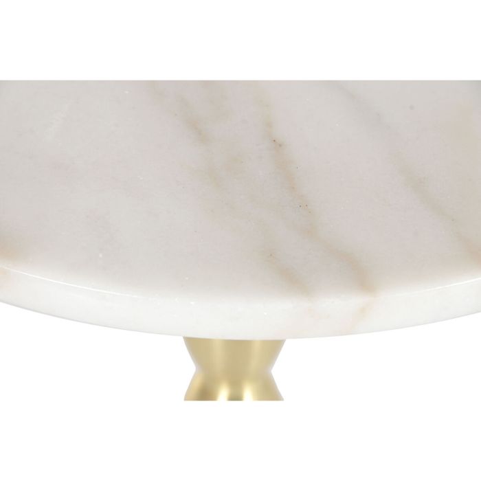 Table d'appoint Home ESPRIT Blanc Doré 41 x 41 x 57 cm 4 Table d'appoint Home ESPRIT Blanc Doré 41 x 41 x 57 cm 4