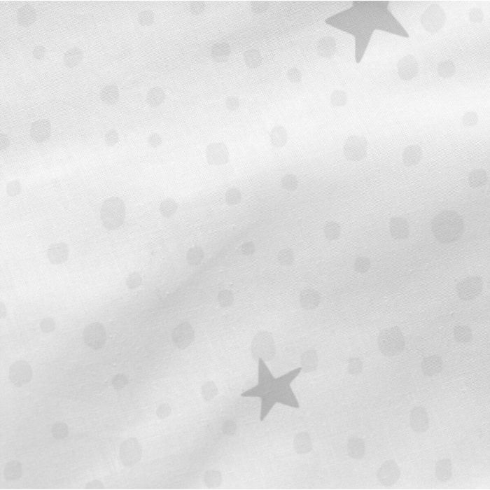 Drap housse HappyFriday BASIC KIDS Gris 105 x 200 x 32 cm 1