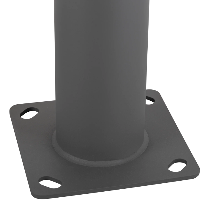 Colonne de Lampadaire Cylindrique 3M Démontable Gris Aluminium 1.8mm pour Lampadaires 76mm 2 Colonne de Lampadaire Cylindrique 3M Démontable Gris Aluminium 1.8mm pour Lampadaires 76mm 2