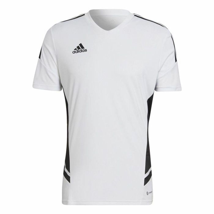 Maillot de Football à Manches Courtes pour Homme Adidas Con22 Blanc 0 Maillot de Football à Manches Courtes pour Homme Adidas Con22 Blanc 0