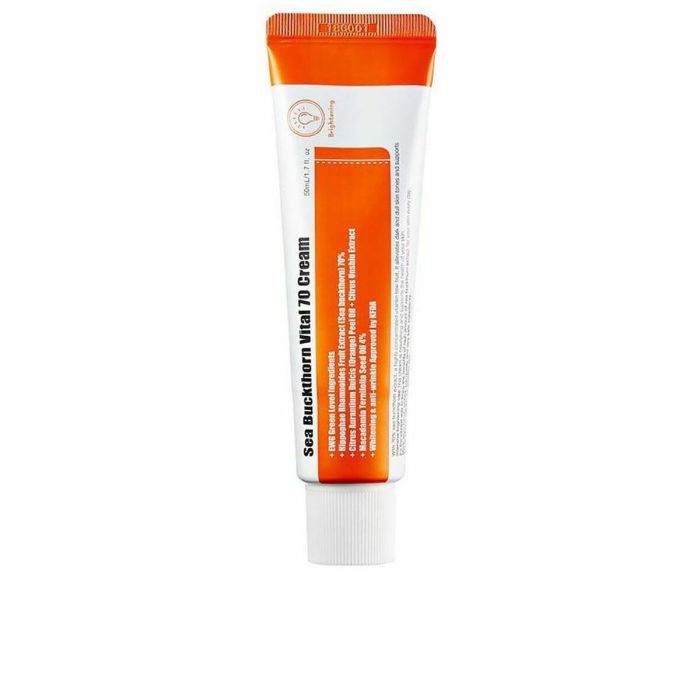 Purito Crème VITAL 70 à l'Argousier 50 ml - Soin Hydratant Apaisant et Éclat