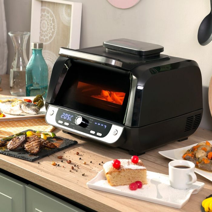 Friteuse à Air avec Gril, Accessoires et Livre de Recettes InnovaGoods Fryinn 12-in-1 6000 Noir Acier 3400 W 6 L 0 Friteuse à Air avec Gril, Accessoires et Livre de Recettes InnovaGoods Fryinn 12-in-1 6000 Noir Acier 3400 W 6 L 0