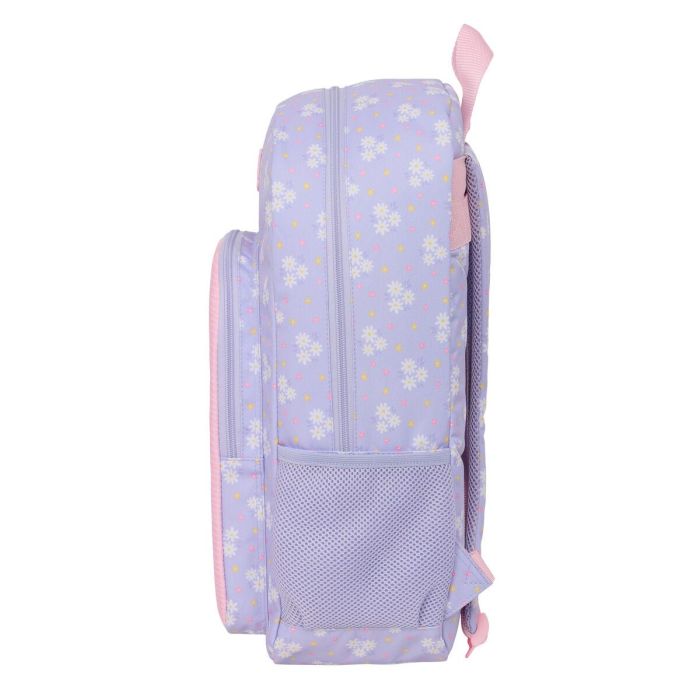 Cartable Safta Bouquet Rose Lila 30 x 46 x 14 cm 1