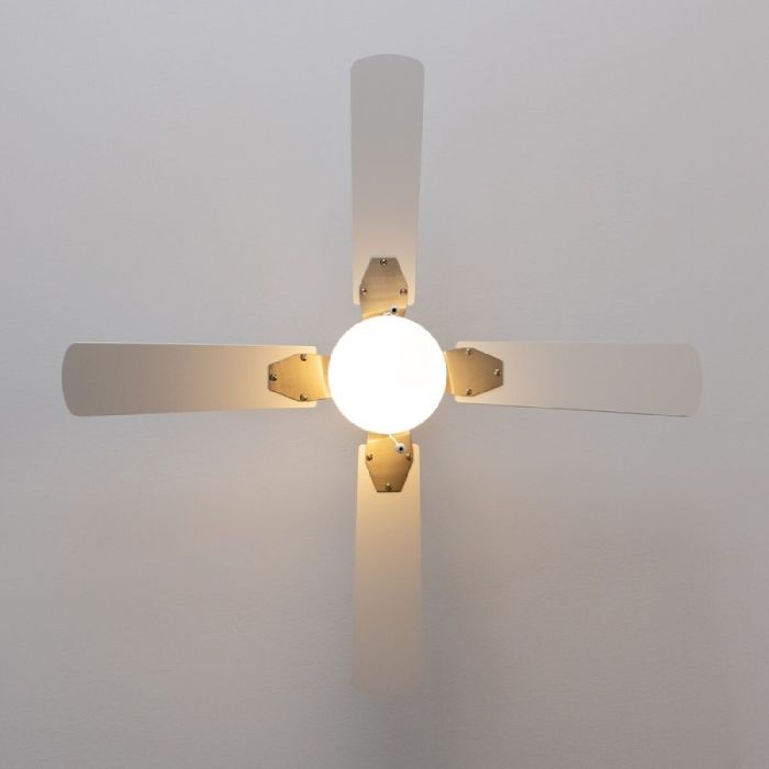 Ventilateur de Plafond avec Lumière Cecotec EnergySilence Aero 450 Blanc 50 W 1