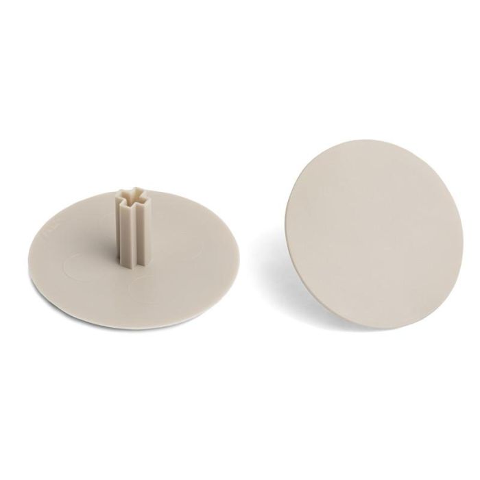 Tapa Embellecedora Allen 6 Ø40 Pivote 14 Acabado Blanco Herrajes Alk 2