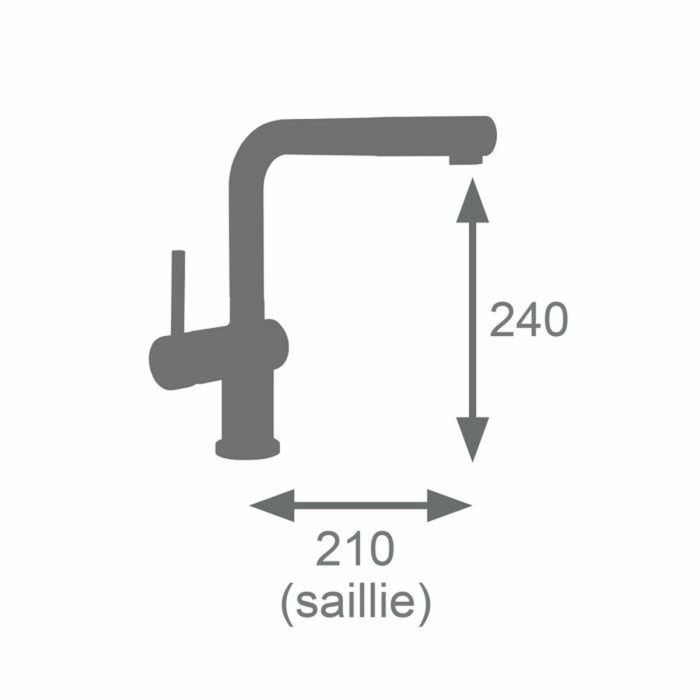 Mitigeur Edouard Rousseau SQUARE 1 Mitigeur Edouard Rousseau SQUARE 1