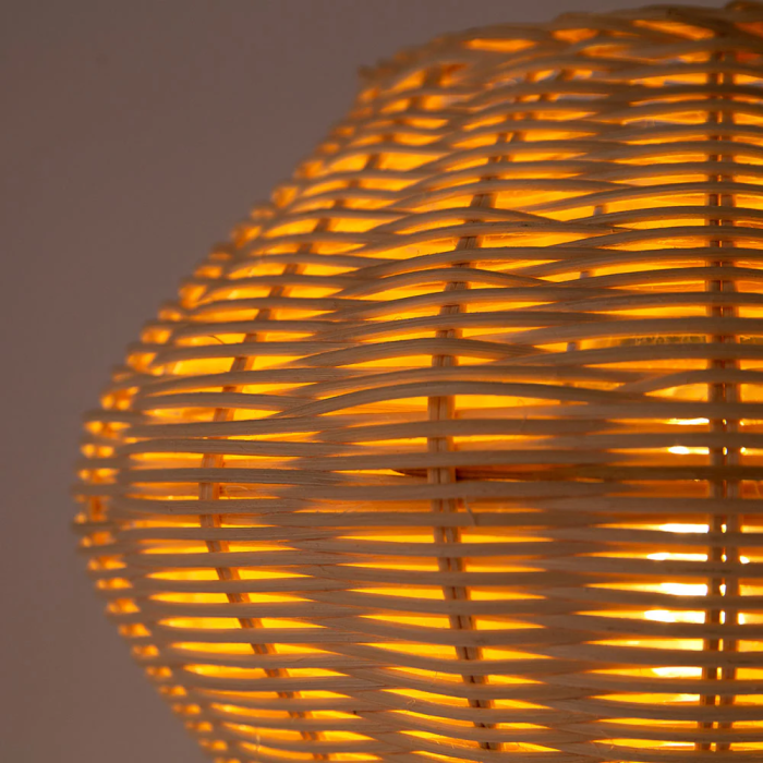 Lampe de Table Alfred SKD-T-2018, Décoration Style Méditerranéen Naturel Boho-Chic, Finitions de Qualité 3