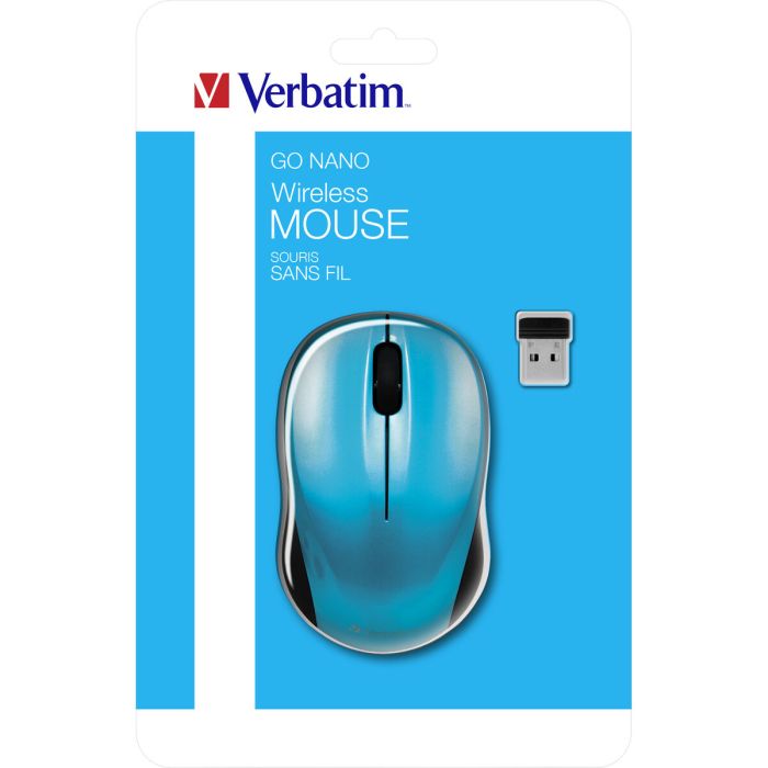 Souris Verbatim 49044 Bleu Cyan 1