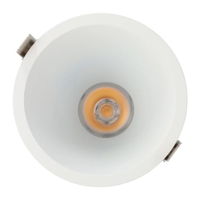 Downlight LED 10W 90Lm/W CRI>95 4000K Blanc Naturel Aluminium Diffuseur Opal/Microprismatique