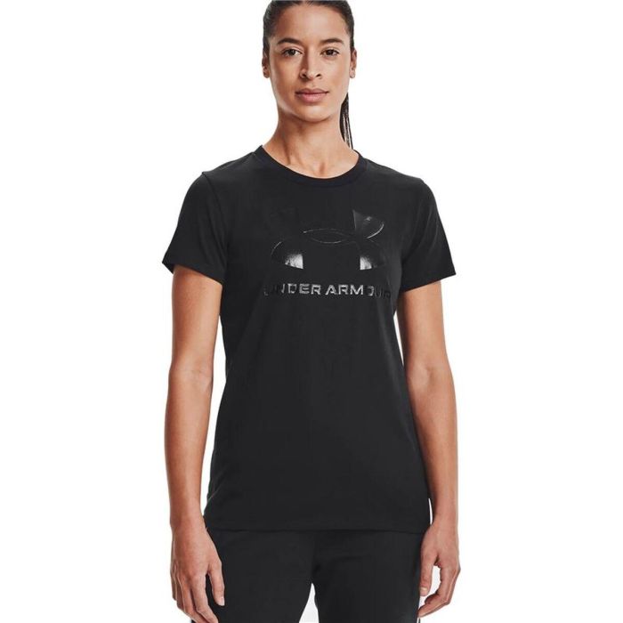 T-shirt à manches courtes femme Under Armour 1356305-002 Noir (XL)