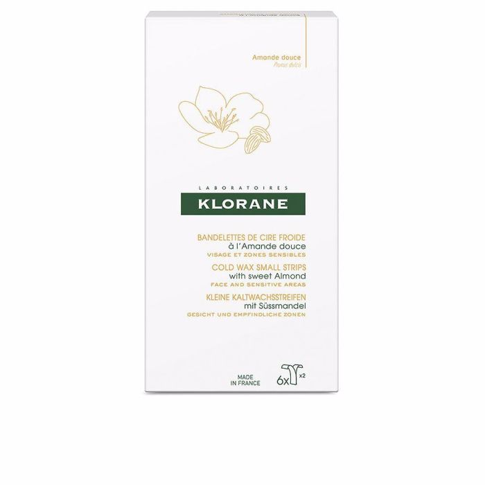 Klorane Cold Wax Small Strips With Sweet Almond 6 Pz