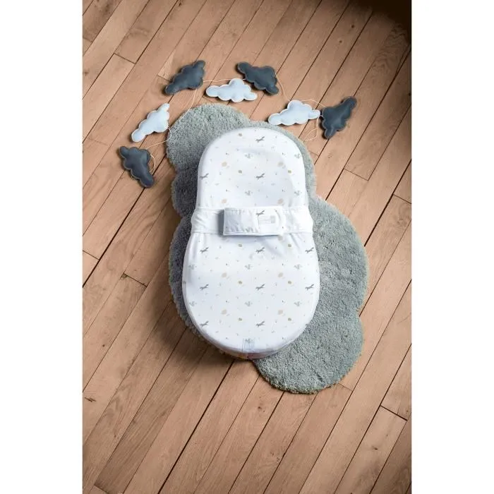 Red Castle Cocoonababy - Matelas ergonomique cocon pour bébé, favorise le sommeil et le confort, position semi-fœtale, mousse haute résilience, lavable machine, 0-3 mois