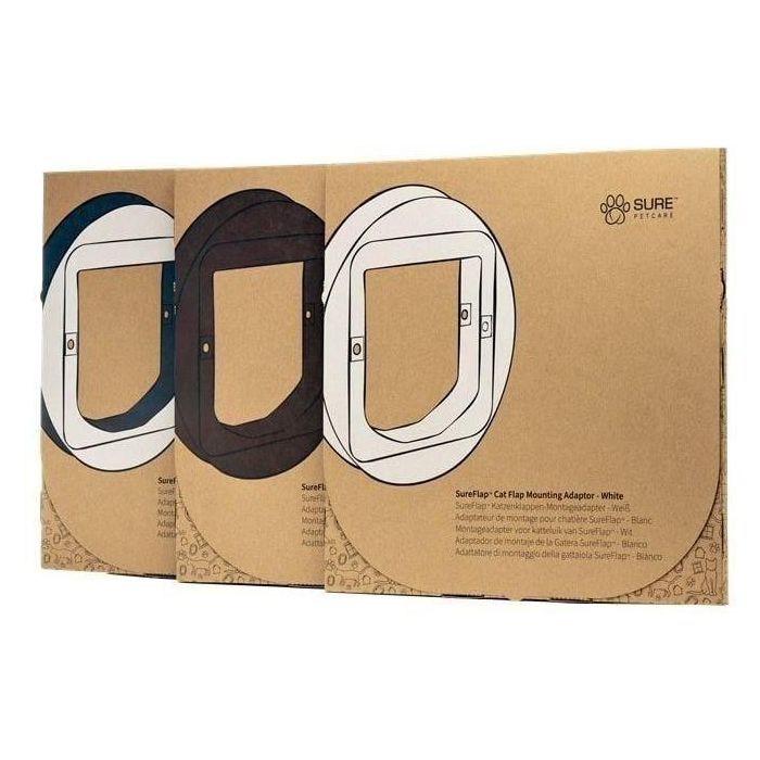 Adaptateur de montage pour chatiere - SUREFLAP - Blanc 2