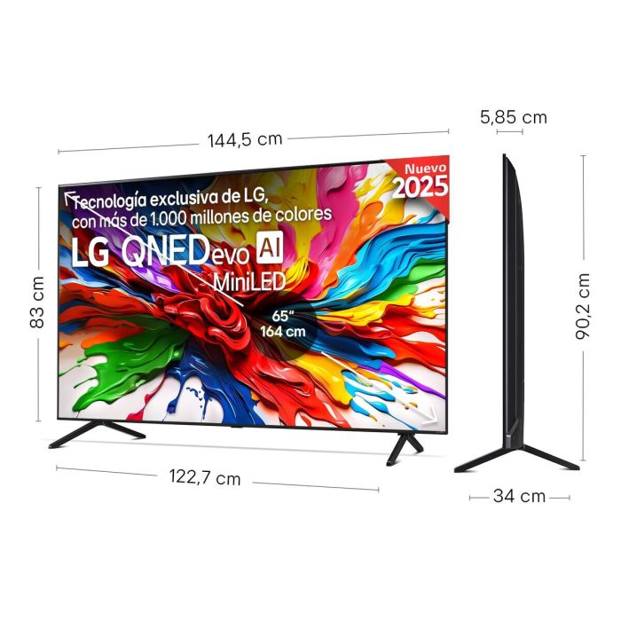 TV intelligente LG 65QNED92A6A 4K Ultra HD 65" LED 3