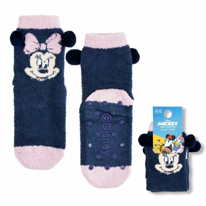Chaussettes Minnie Mouse Bleu foncé 36-41 1