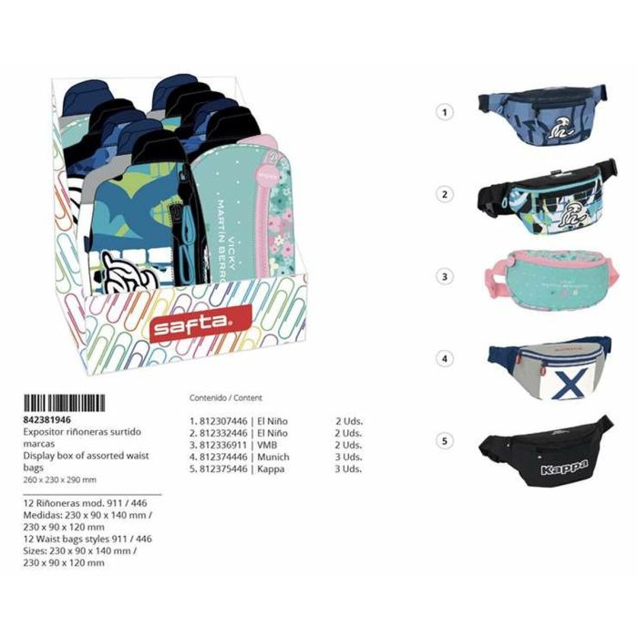 Sac banane Safta 26 x 29 x 23 cm 1