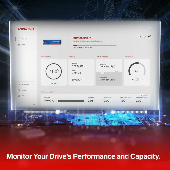 Disque dur Western Digital WDS200T5B0E 2 TB SSD 4