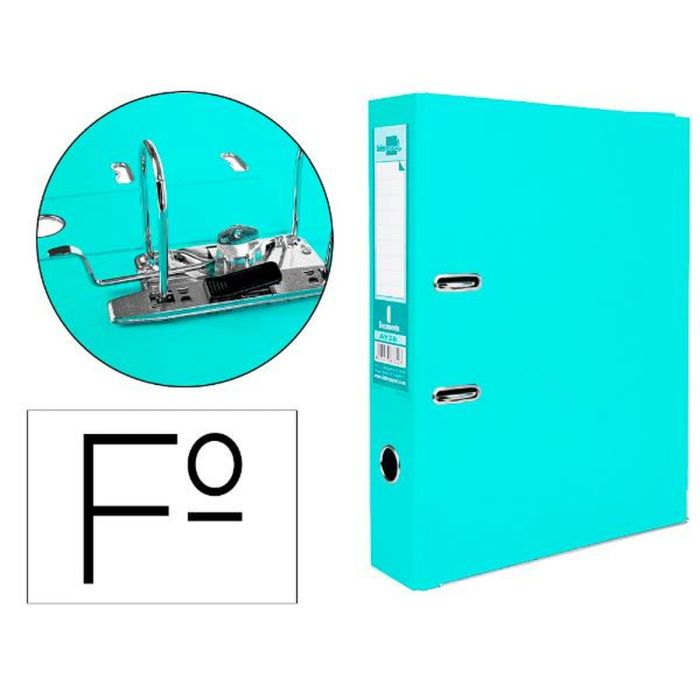 Reliure à anneaux Liderpapel AY28 Vert A4 (1 Unité) 1 Reliure à anneaux Liderpapel AY28 Vert A4 (1 Unité) 1