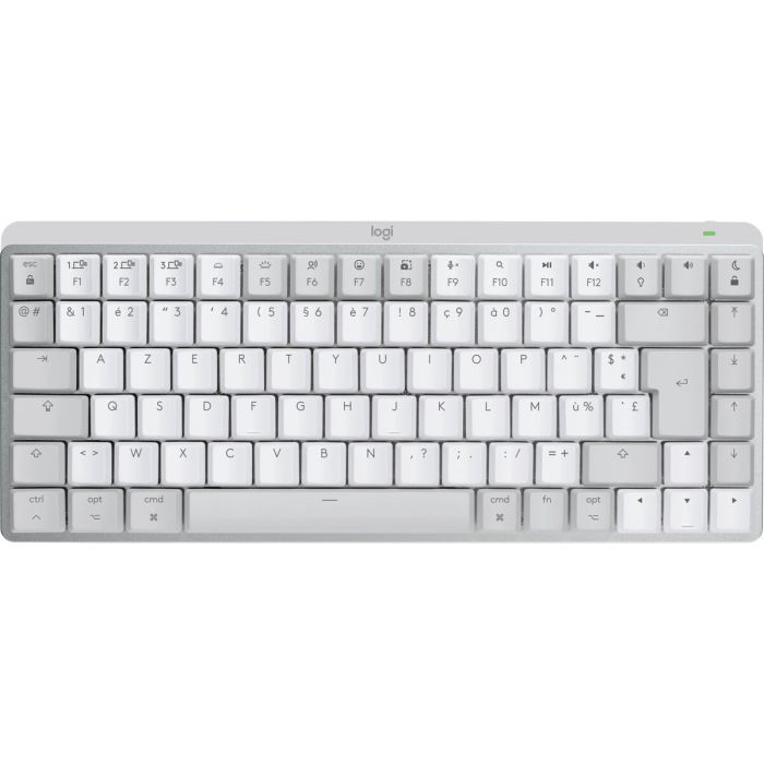 Clavier sans fil Logitech MX Mini Mechanical for Mac Blanc Blanc/Gris Français AZERTY 2