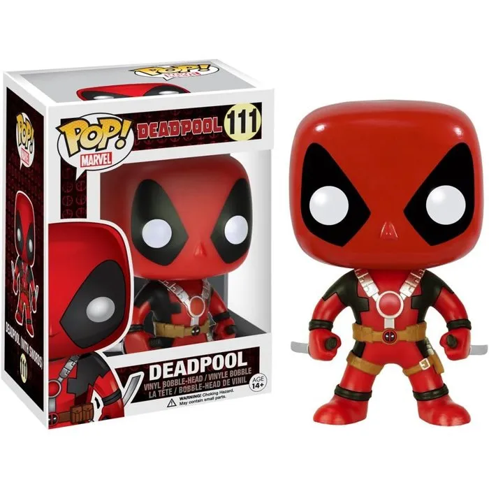 Funko Pop! Marvel Deadpool with Two Swords Figurine Vinyle #111 - Produit Officiel Licence