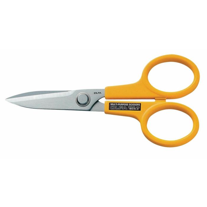 Ciseaux Olfa 14 cm Jaune Polyvalents 1