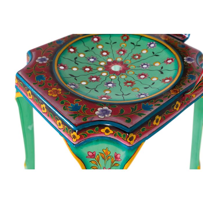 Giner y Colomer - Lot de 2 chaises métalliques peintes à la main - Multicolore - Design industriel - Dimensions (HxLxP) : 83 x 53 x 42 cm 5