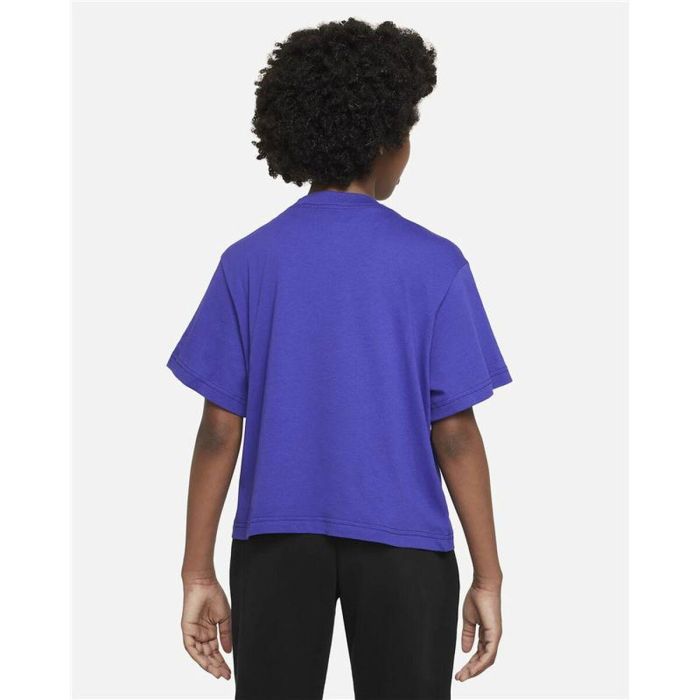 T shirt à manches courtes Enfant Nike Bleu 3