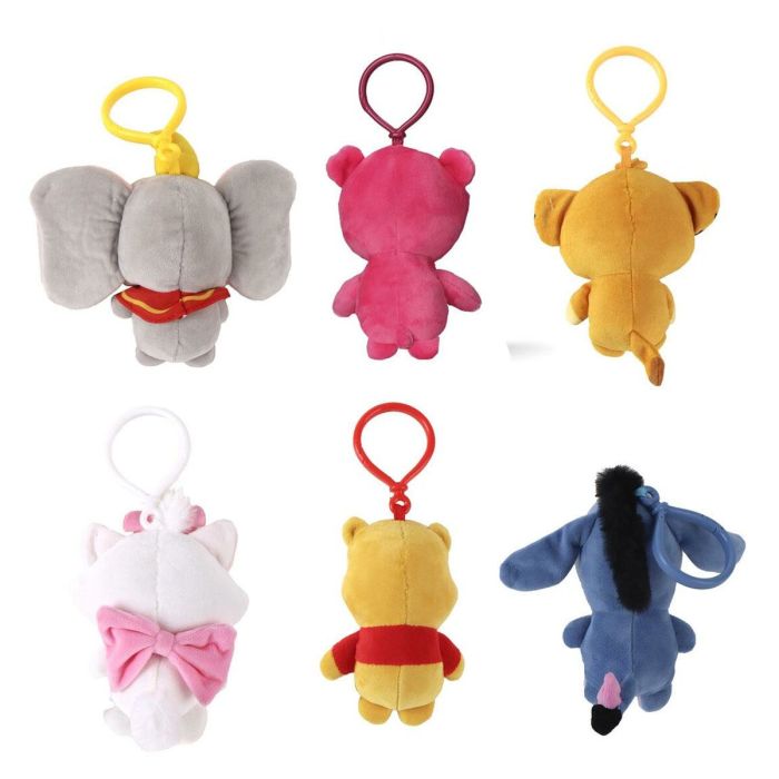 Porte-clés Peluche Disney Gris 2 Porte-clés Peluche Disney Gris 2