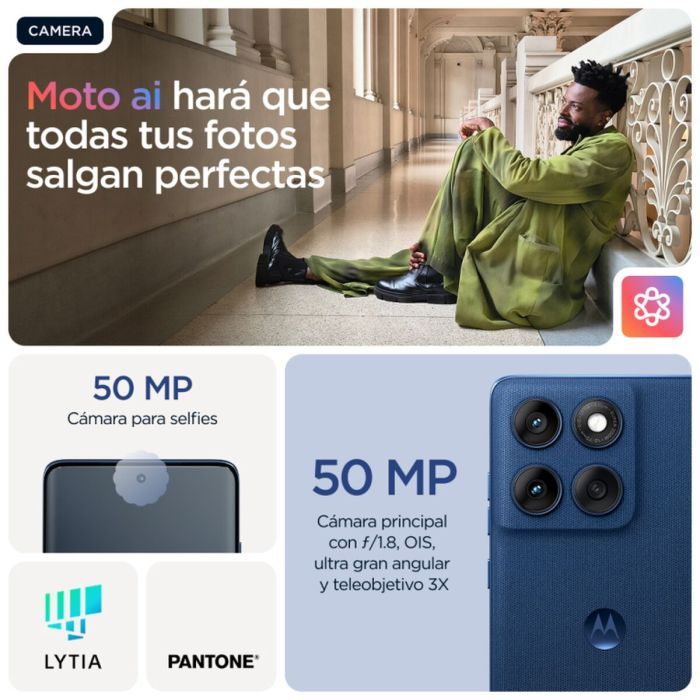 Smartphone Motorola XT2505-1 6,67" Octa Core 12 GB RAM 512 GB Bleu 6 Smartphone Motorola XT2505-1 6,67" Octa Core 12 GB RAM 512 GB Bleu 6