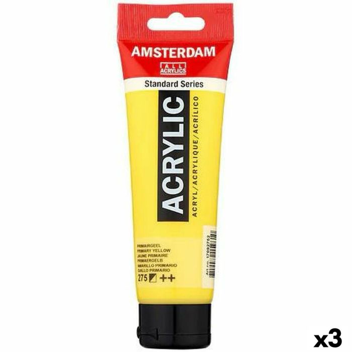 Peinture acrylique Talens Amsterdam Jaune 120 ml (3 Unités)