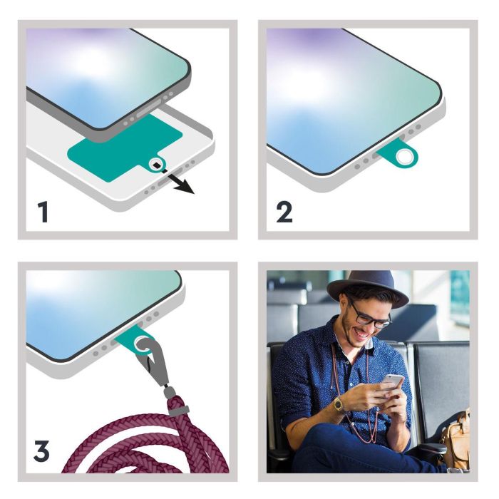 Cordon pour téléphone mobile Myway Rose 4