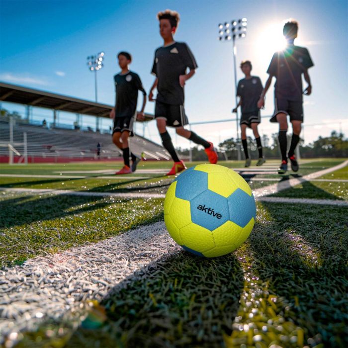 Ballon de Football Aktive Taille 5 22 x 22 x 22 cm 12 Unités 1
