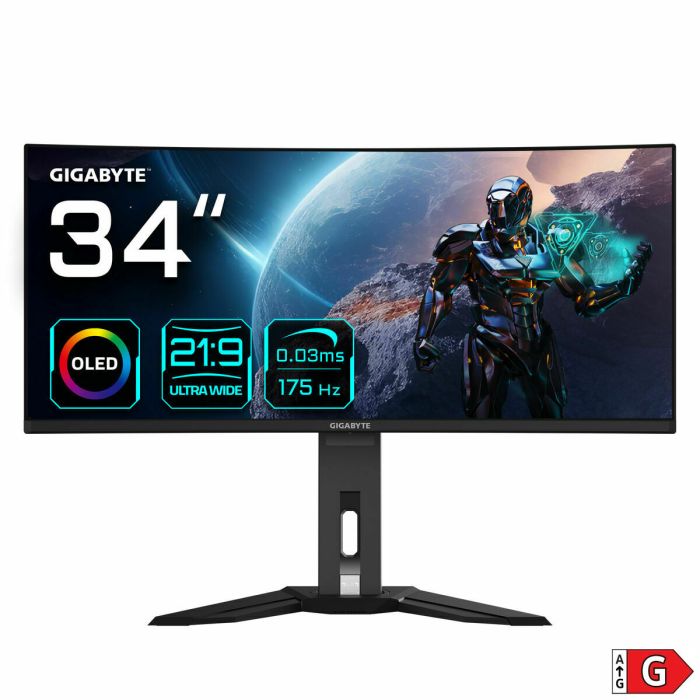 Écran Gigabyte MO34WQC 34" 175 hz Wide Quad HD 6
