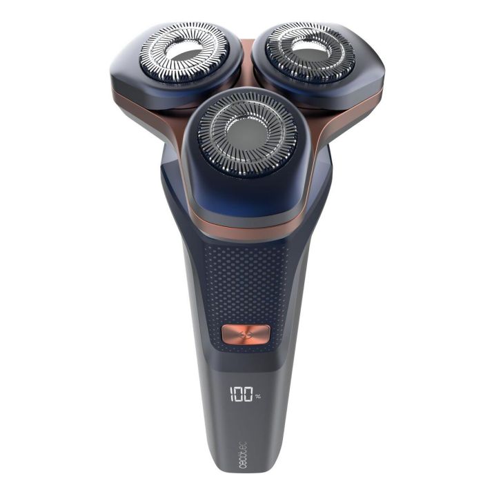 Rasoir électrique Cecotec PrecisionCare Aluminium LED, titane, 2 vitesses, 2h batterie 5