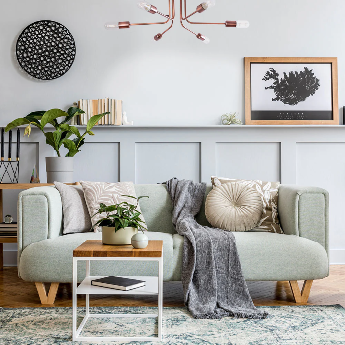 Lampe de Plafond "Adrian" SKD-P8002-BK Noir 21