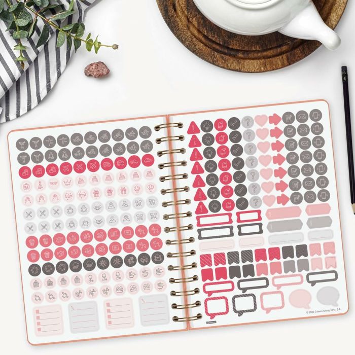 Agenda Finocam Alma Corail A5 15,5 x 21,2 cm 2026 5