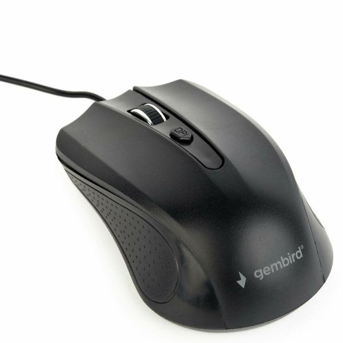 Souris Optique GEMBIRD MUS-4B-01 Noir (1 Unités) 2 Souris Optique GEMBIRD MUS-4B-01 Noir (1 Unités) 2