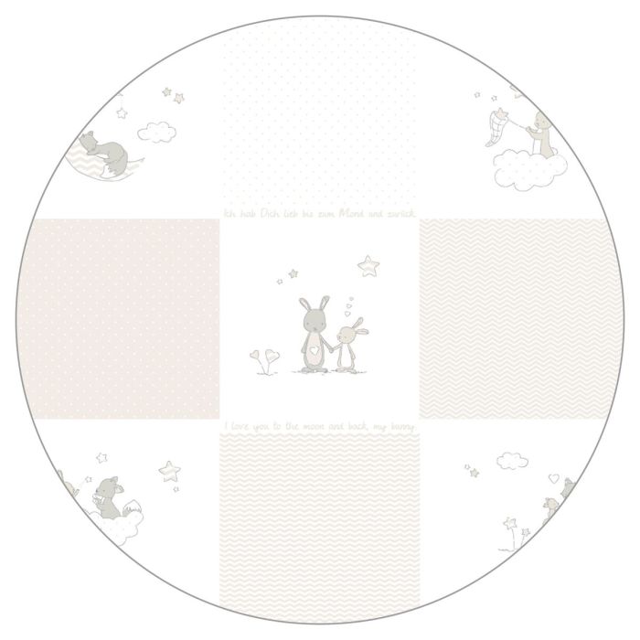 Parc de jeux ROBA Fox & Bunny Blanc Gris 66 X 19 X 70 CM 2 Parc de jeux ROBA Fox & Bunny Blanc Gris 66 X 19 X 70 CM 2