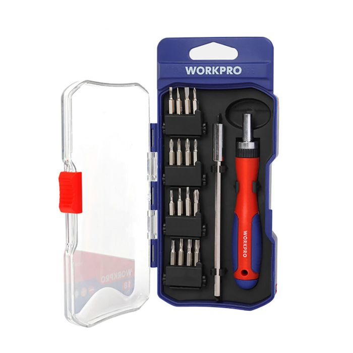 Jeu de tournevis Workpro 18 Pièces 2 Jeu de tournevis Workpro 18 Pièces 2