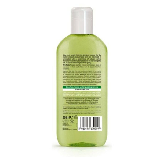 Shampooing Aloe Vera Dr.Organic 5060176670969 Aloe Vera 265 ml 1 Shampooing Aloe Vera Dr.Organic 5060176670969 Aloe Vera 265 ml 1