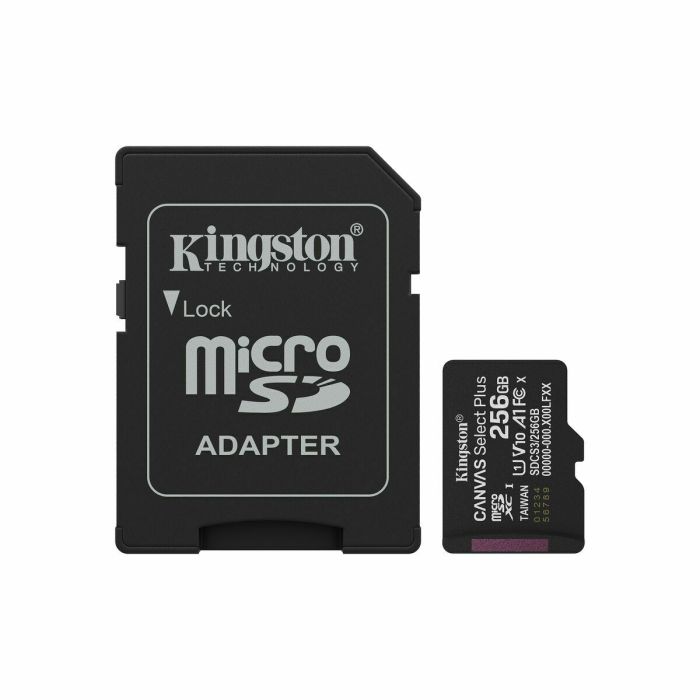 Carte Mémoire Micro SD avec Adaptateur Kingston SDCS3/256GB 256 GB 0 Carte Mémoire Micro SD avec Adaptateur Kingston SDCS3/256GB 256 GB 0