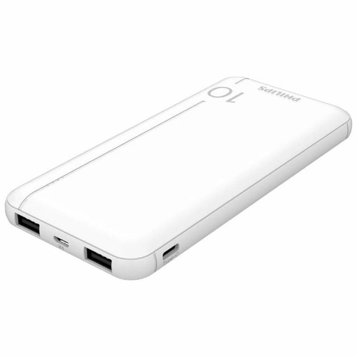 Powerbank Philips DLP1810NW/62 Blanc 10000 mAh 0 Powerbank Philips DLP1810NW/62 Blanc 10000 mAh 0