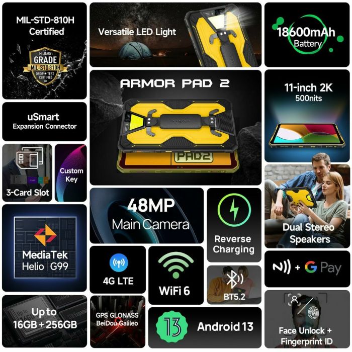 Smartphone Ulefone ARMOR X32 6 GB RAM 128 GB Orange 1