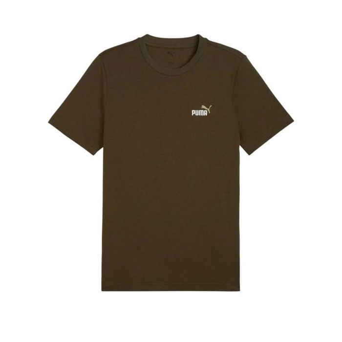 T-shirt à manches courtes homme Puma Essentials 2 Color Olive 7-8 ans
